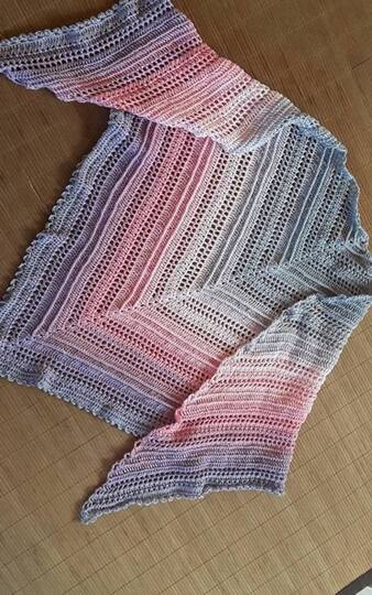 " Herbsttraum " Dreieckstuch 