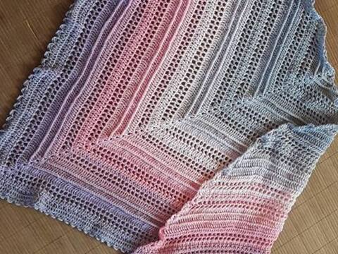 " Herbsttraum " Dreieckstuch 