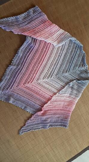 " Herbsttraum " Dreieckstuch 