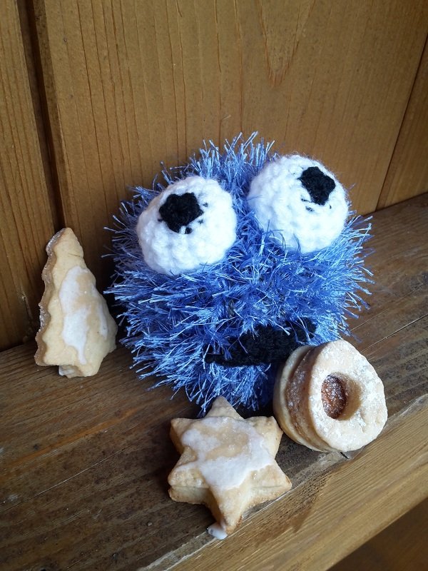 Kleines Wuschelmonster (Häkelanleitung) - Bild 4