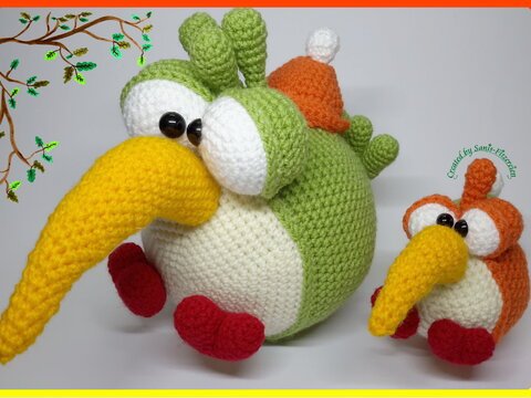 Häkelanleitung Dicke Piepser, Amigurumi