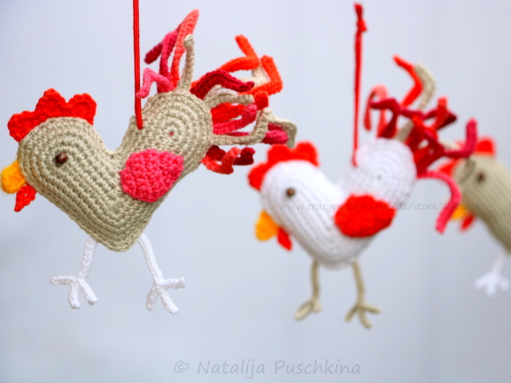 Amigurumi Hahn - Häkelanleitung