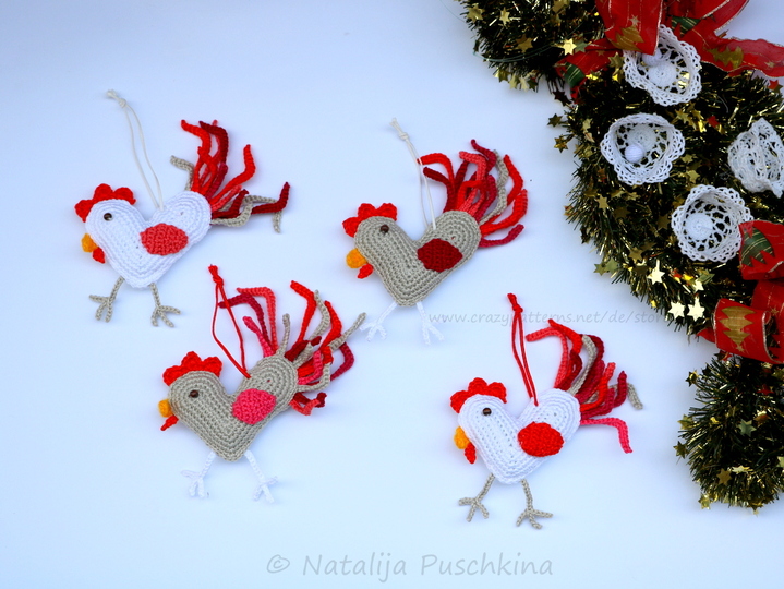 Amigurumi Hahn - Häkelanleitung