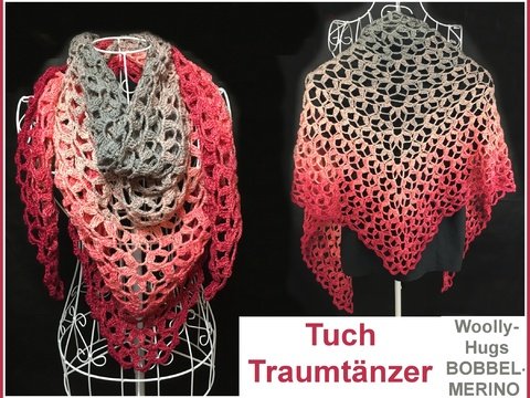 Tuch "Traumtänzer" aus 1 Bobbel häkeln