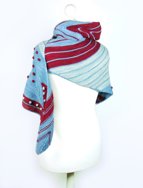 Shawl Hamburg Ahoi knitting pattern - Image 9