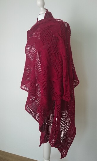 Rote Zora - stole / shawl (knitting)
