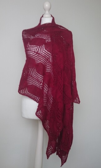 Rote Zora - stole / shawl (knitting)
