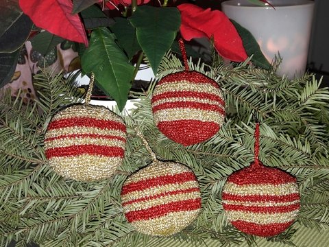 Häkelanleitung Christbaumkugel