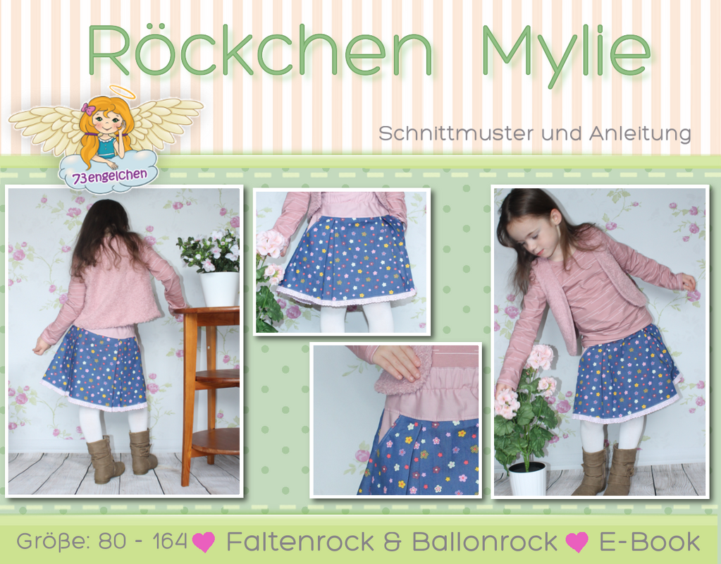 E-Book/Schnittmuster Röckchen Mylie Gr. 80- 164