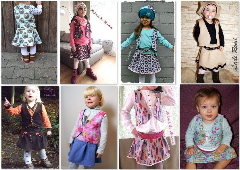 E-Book/Schnittmuster Röckchen Mylie Gr. 80- 164 - Bild 2