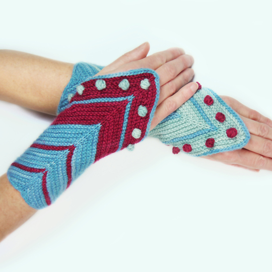 Wrist Warmers / Wrist Cuffs Hamburg Ahoi knitting pattern