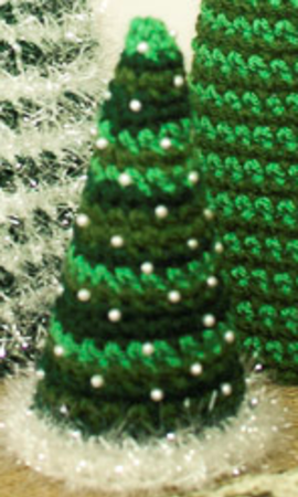 3 size Cone Christmas Tree Crochet Patterns