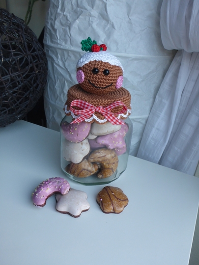 Lebkuchenmann Bonbonglas