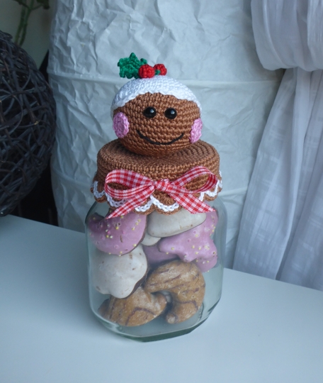 Lebkuchenmann Bonbonglas