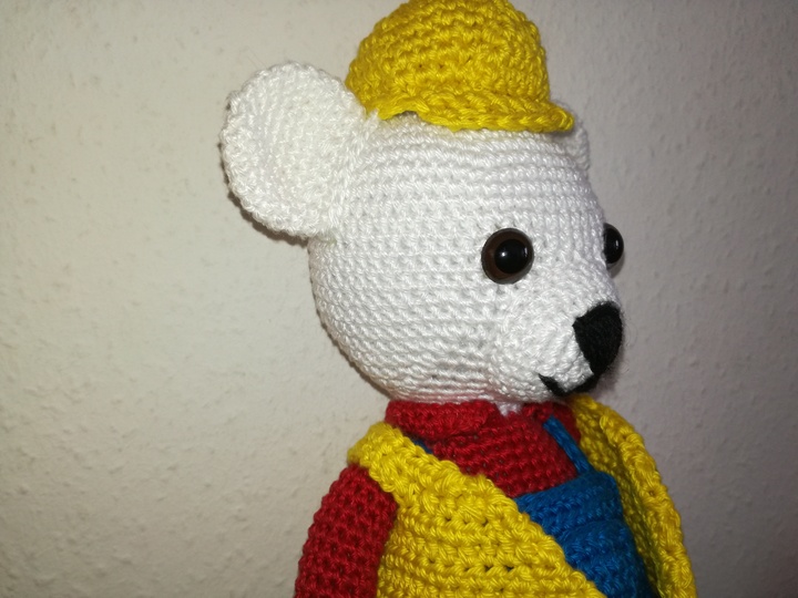 Häkelanleitung: Bauarbeiter Herbärt