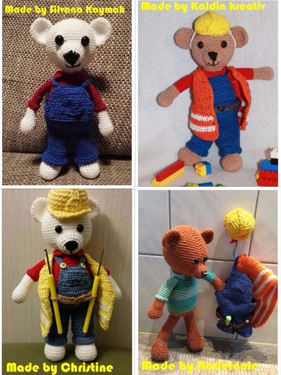 Häkelanleitung: Bauarbeiter Herbärt