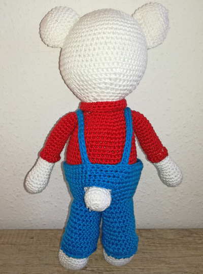 Häkelanleitung: Bauarbeiter Herbärt