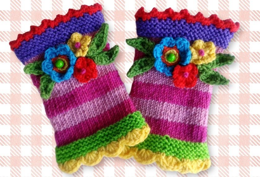 Pulswärmer Damengröße Strickanleitung