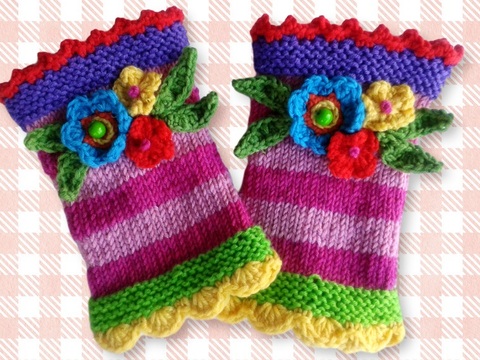 Pulswärmer Damengröße Strickanleitung