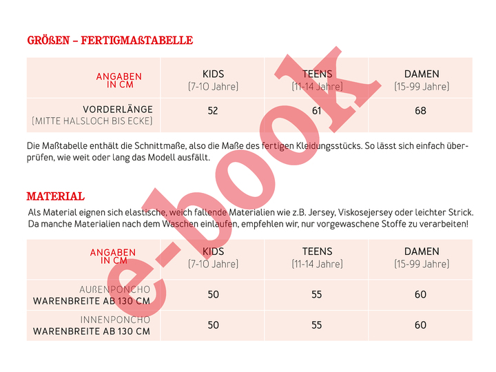 FrauPENNY asymmetrischer Wendeponcho