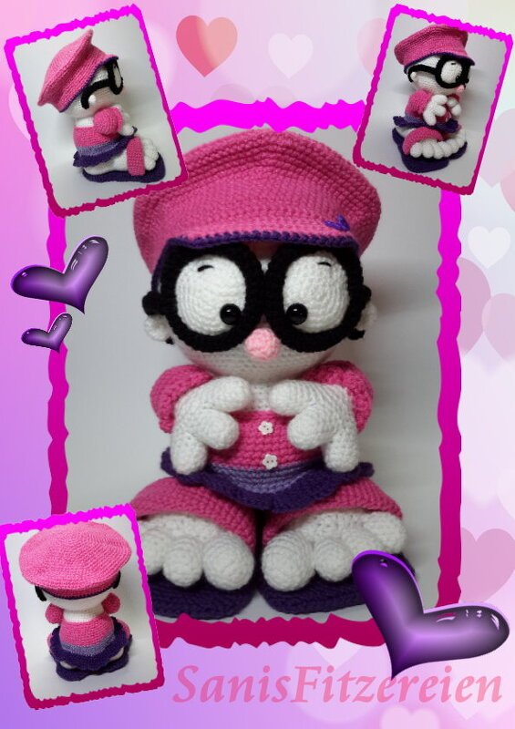 Häkelanleitung Kleine Missy, Amigurumi, Puppe