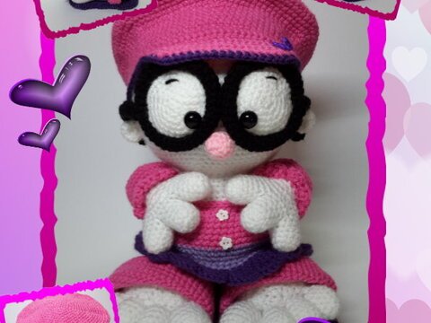 Häkelanleitung Kleine Missy, Amigurumi, Puppe