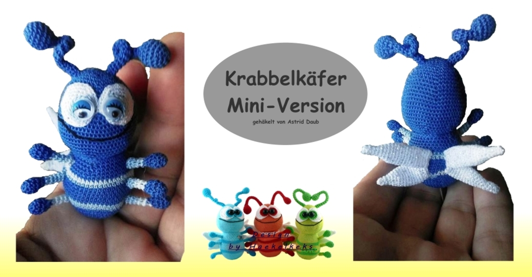 Krabbelkäfer -- Häkelanleitung von Haekelkeks®