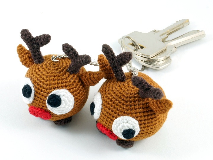 Rudi, das witzige Rentier - Häkelanleitung