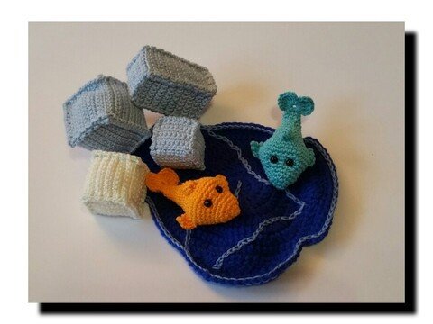 DEKORATION; Wasserstelle Winter – Häkelanleitung