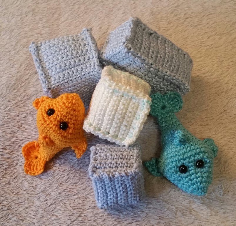 DEKORATION; Wasserstelle Winter – Häkelanleitung - Bild 5