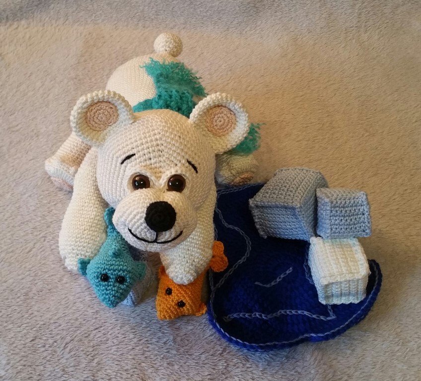 Icebear Brummer + Deco - Crochet Pattern - Image 4