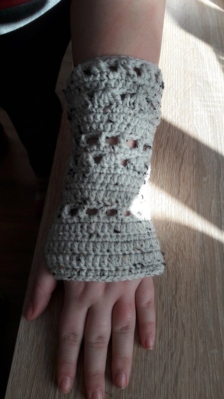 Häkelanleitung, Stulpe Herbsttraum