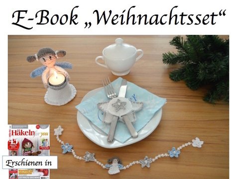 Häkelanleitung: Weihnachtsset 3-teilig