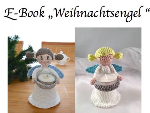 Häkelanleitung: Weihnachtsengel (ca. 15 cm)