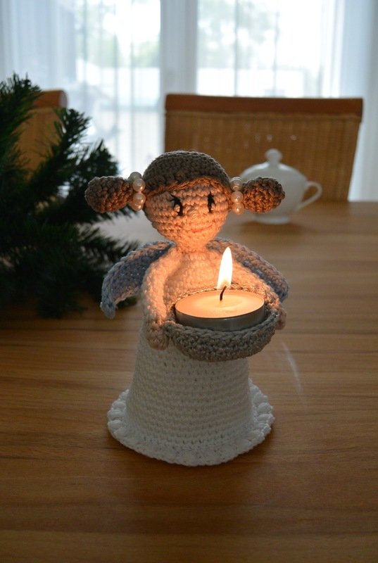 Häkelanleitung: Weihnachtsengel (ca. 15 cm) - Häkeln