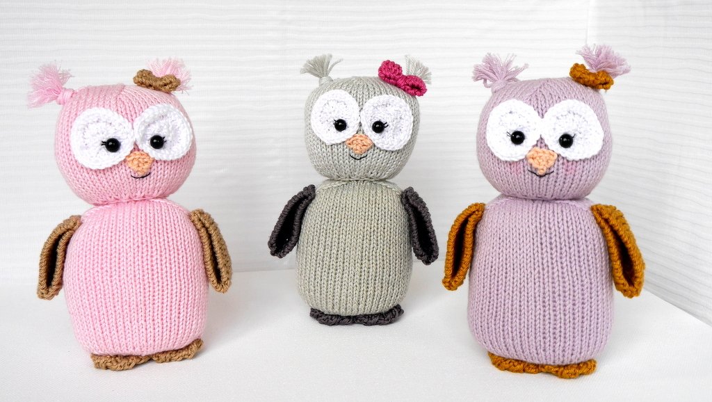 Knitting Pattern - Owl "Emily Euli" - No.A1