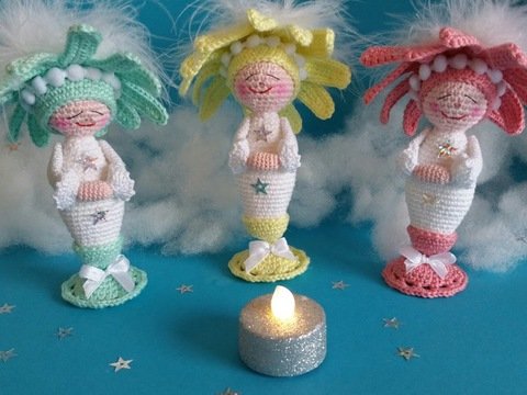 Anleitung Amigurumi „ Wolkenkinder „ 13 cm Groß