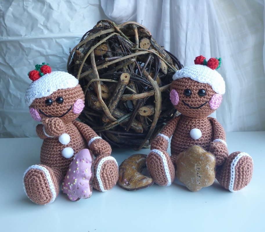 Häkelanleitung Lebkuchenmännchen Ginger