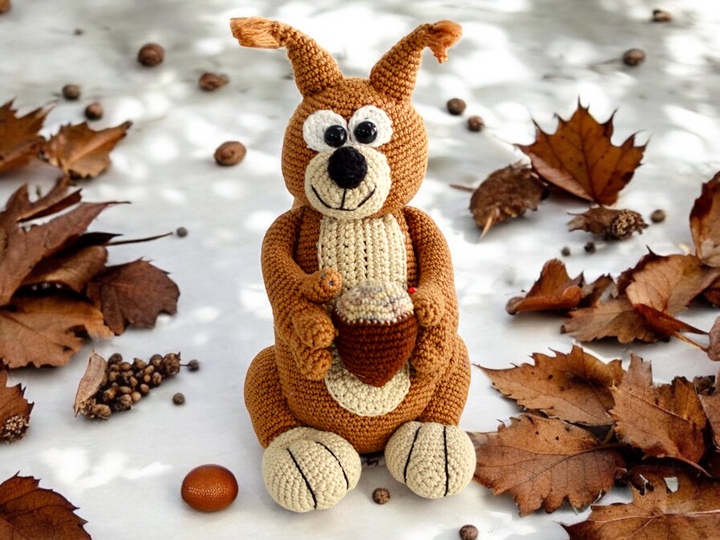 Eichhörnchen - Häkelanleitung