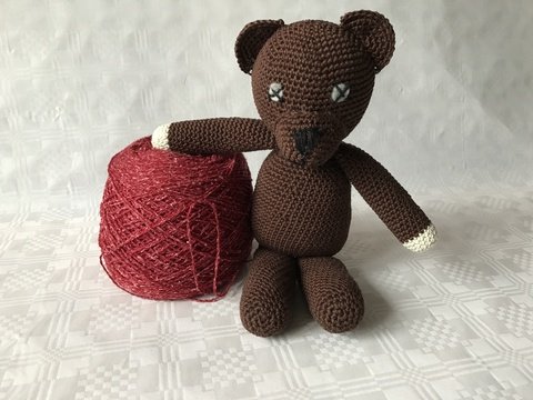 Häkelanleitung für Teddy - Amigurumi