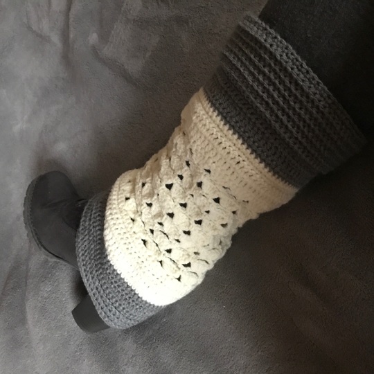 Häkeln / Anleitung Beinstulpen