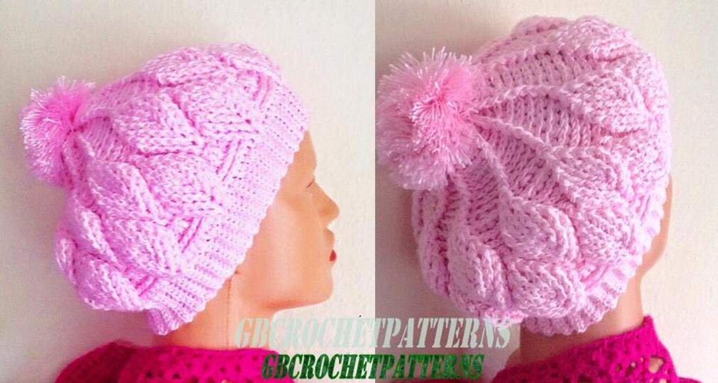 Aubrey Crochet Hat Knit Look