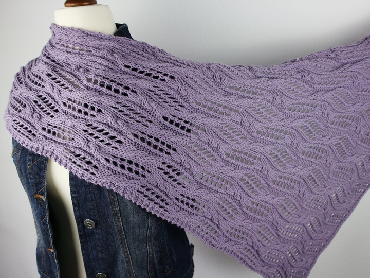 Strickanleitung Tuch "Hemera"