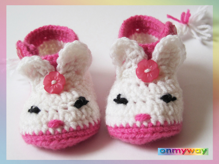 Häkelanleitung: Babyschuhe in 3 Größen (0 bis 12 Monate)