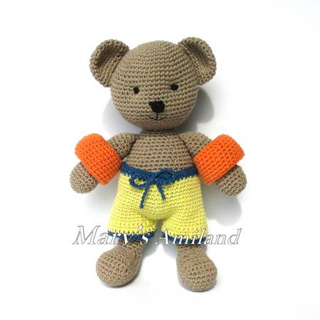 Oliver Bear The Ami - Amigurumi Crochet Pattern