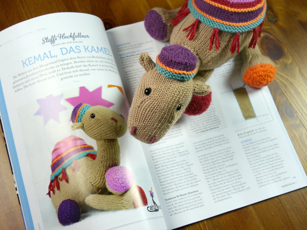 Kemal The Camel knitting pattern Photos and pictures
