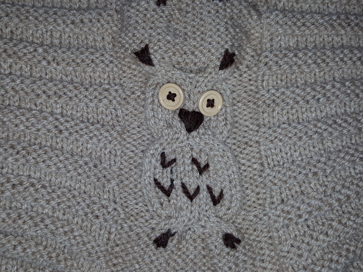 61 Strickanleitung Halsschmeichler Schulterwärmer Schal Eule