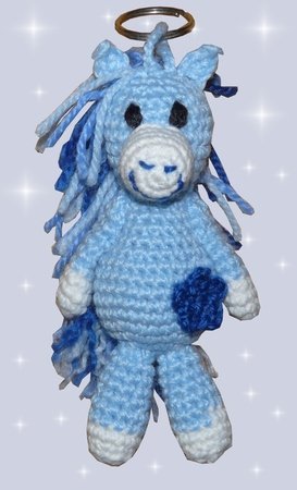 Crochet Pattern Keychain Horse