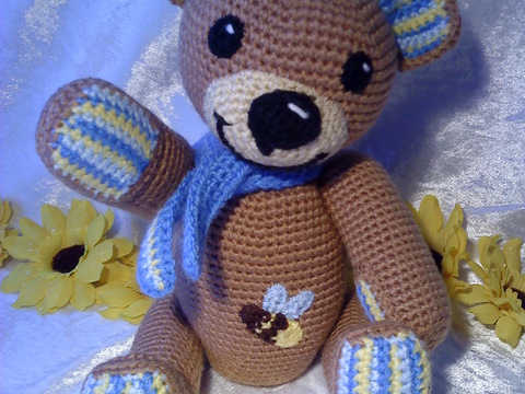 PDF Häkelanleitung - Amigurumi "Teddy Benny"