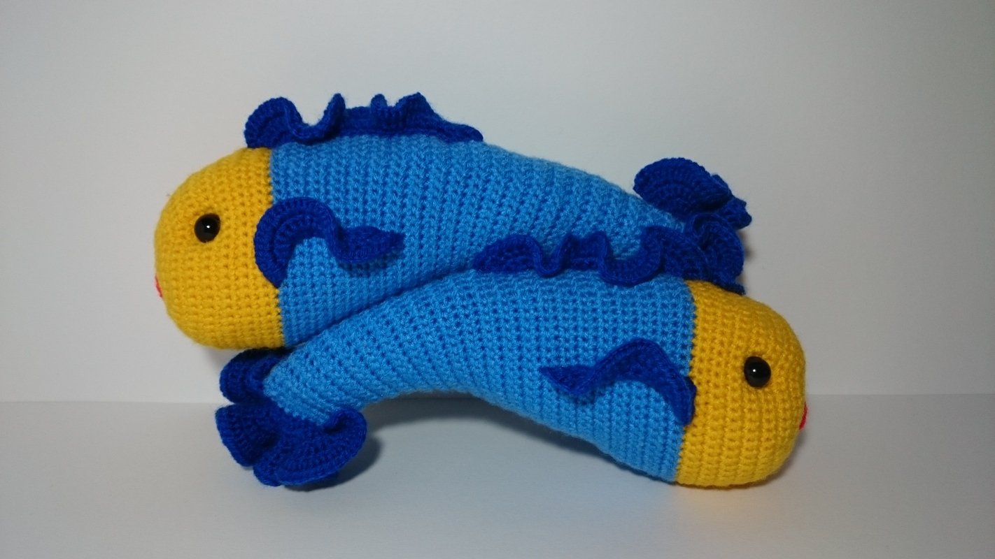PDF Häkelanleitung - Amigurumi - Sternzeichen "Fische"